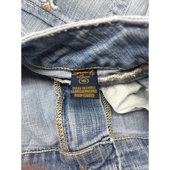 Seven 7 Luxe Women's Capris, Embroidered Back Pockets,‎ Size 16 - Picture 7 of 10